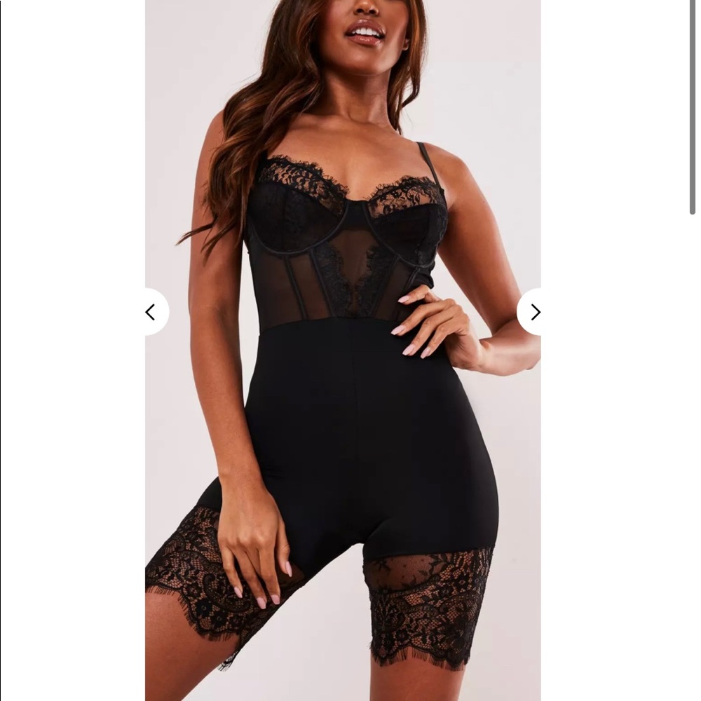 Black Unitard Hem